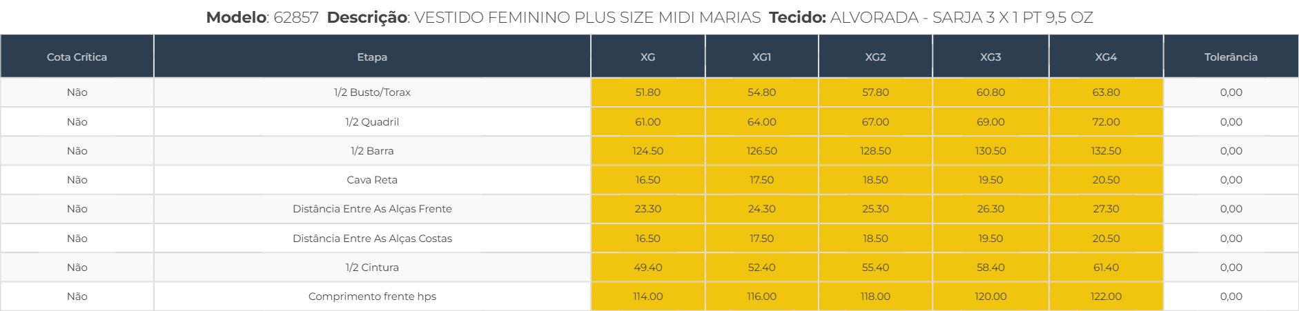 Vestido Plus Size Midi Marias