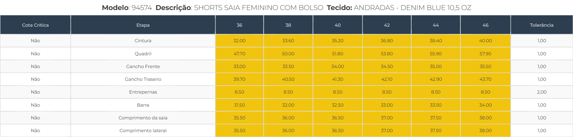 Short Saia Jeans Curto CAMBOS JEANS