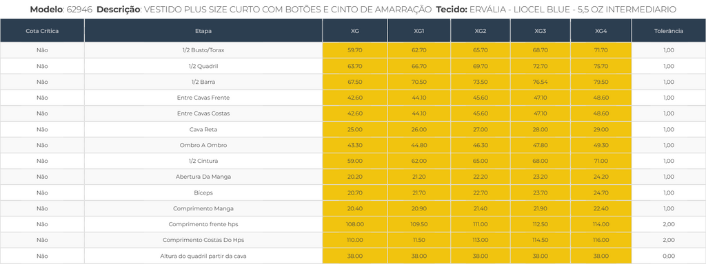 Vestido Jeans Plus Size Curto com Detalhe de Amarração