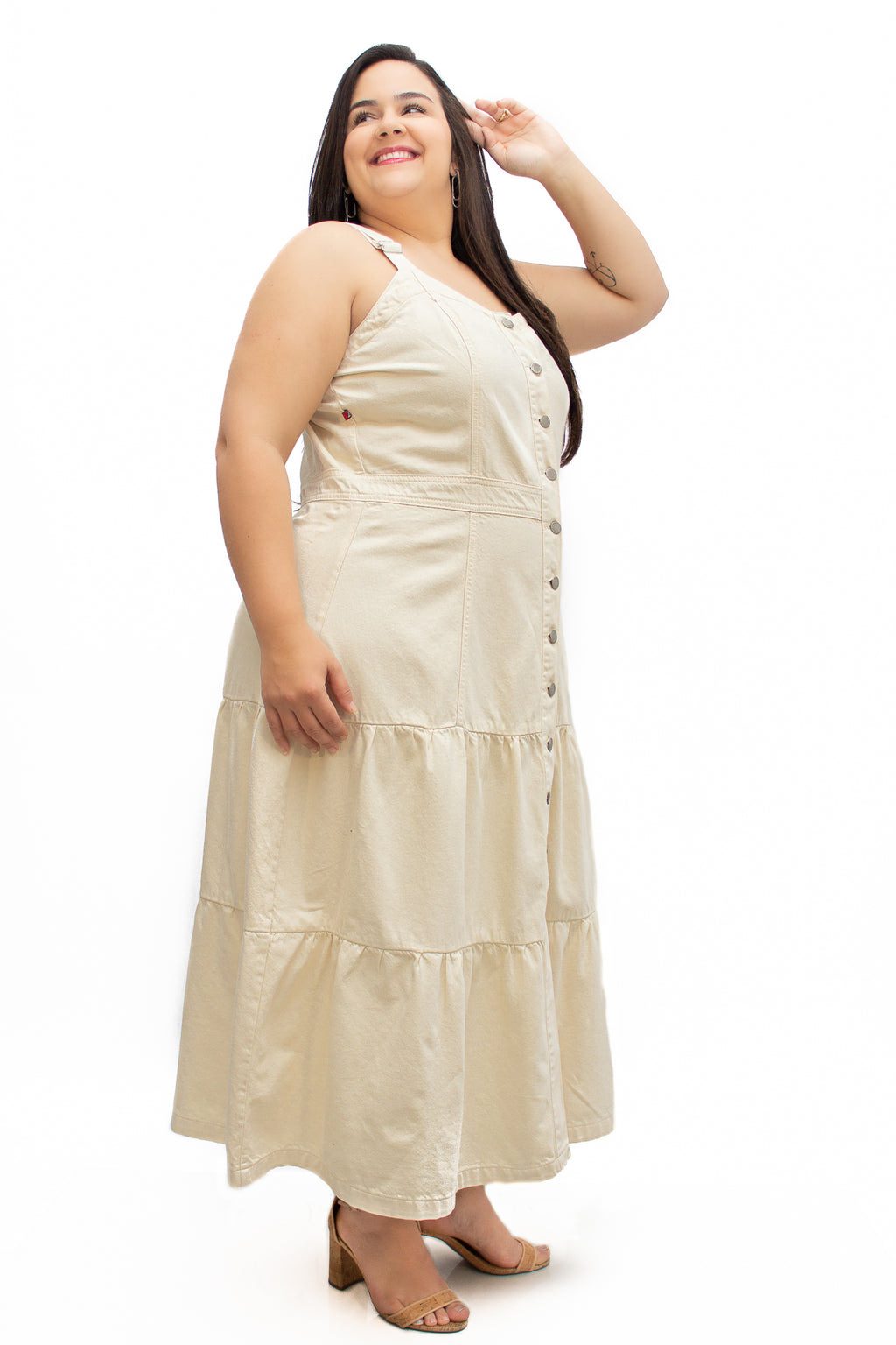 Vestido Plus Size Midi Marias
