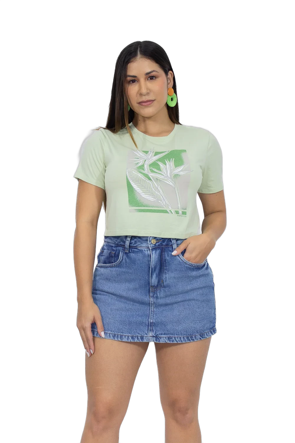 Short Saia Jeans Curto CAMBOS JEANS