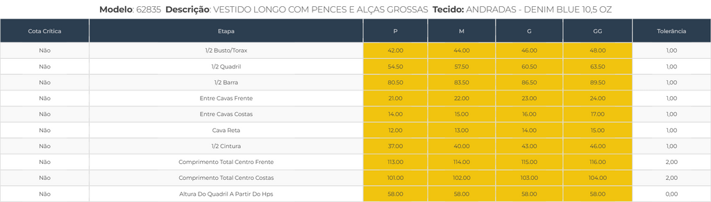 Vestido Jeans Longo com Botões Frontais