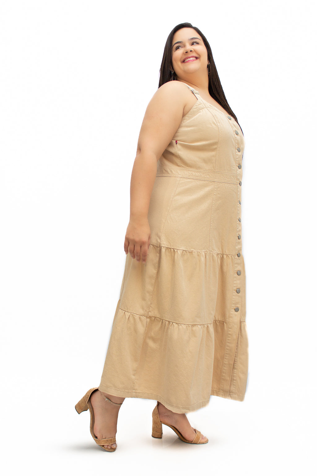Vestido Plus Size Midi Marias