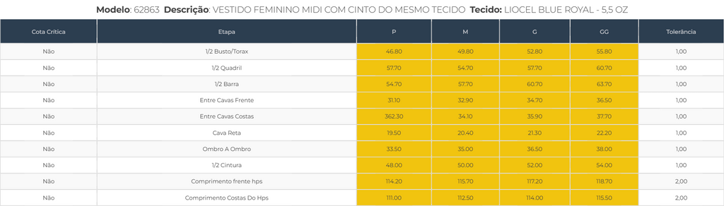 Vestido Jeans Midi com Cinto