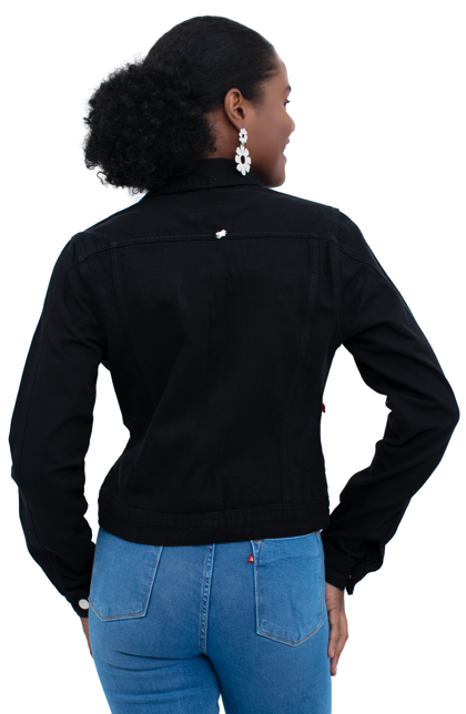 Jaqueta Feminina Tradicional Com Bolso Fake  Cambos