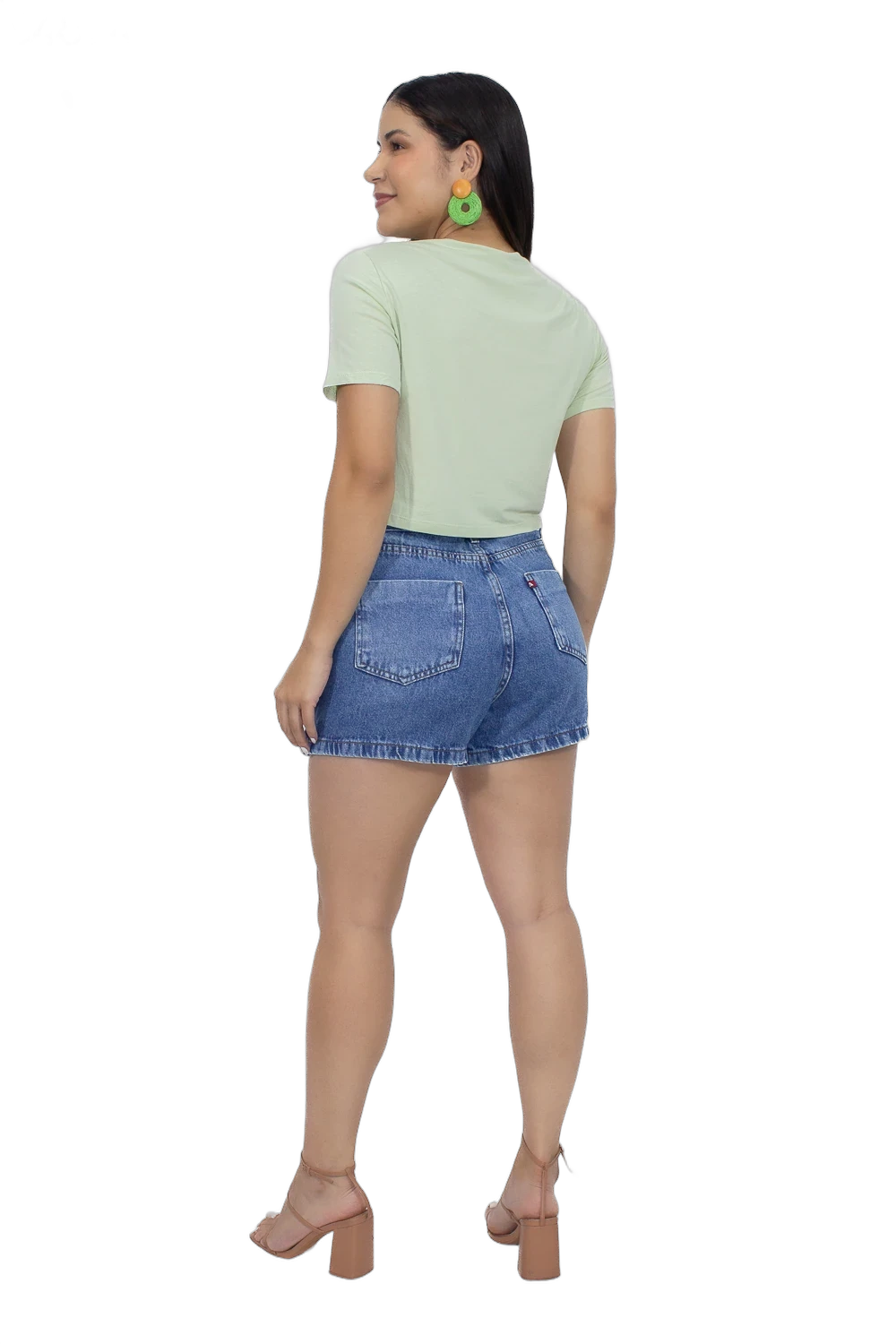 Short Saia Jeans Curto CAMBOS JEANS
