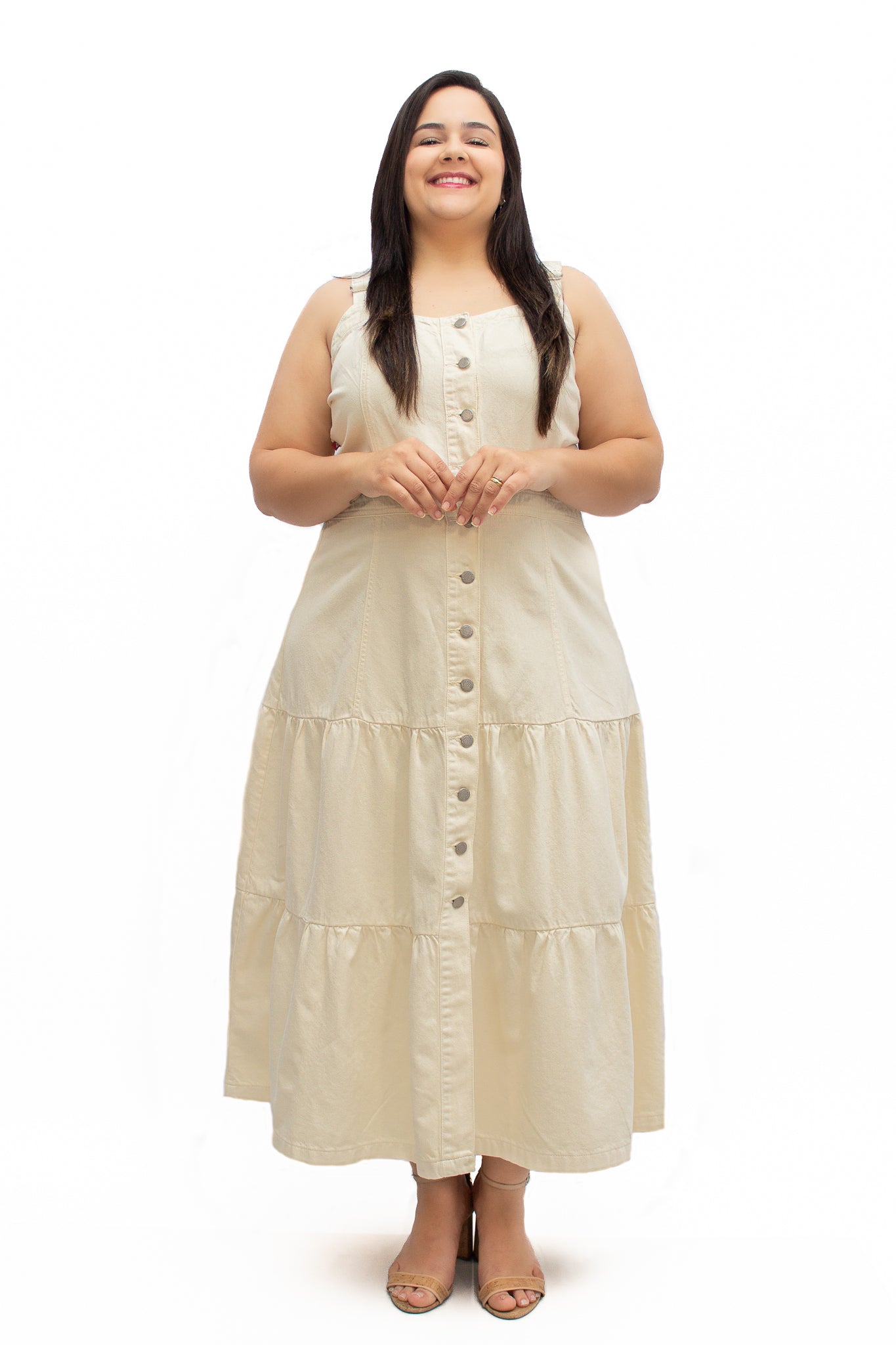 Vestido Plus Size Midi Marias