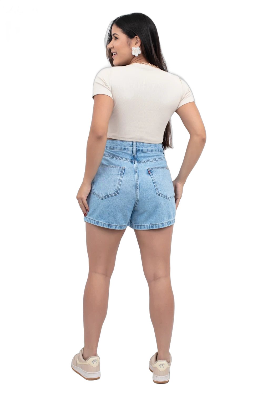 Short Saia Jeans Curto CAMBOS JEANS